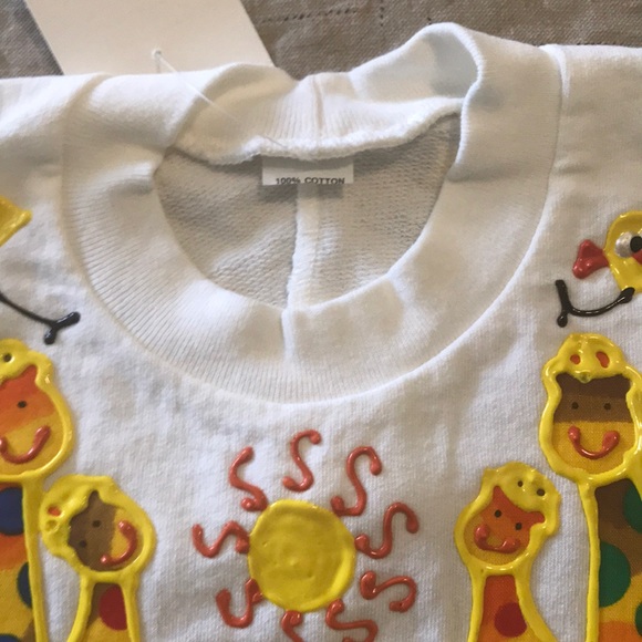 Handmade bib with giraffes 🦒 - Picture 5 of 7